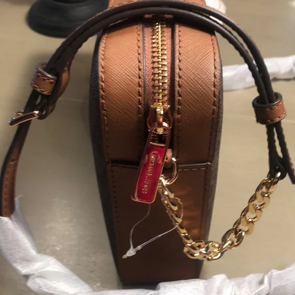 Michael Kors Brown and Tan Crossbody Bag - Picture 6 of 9